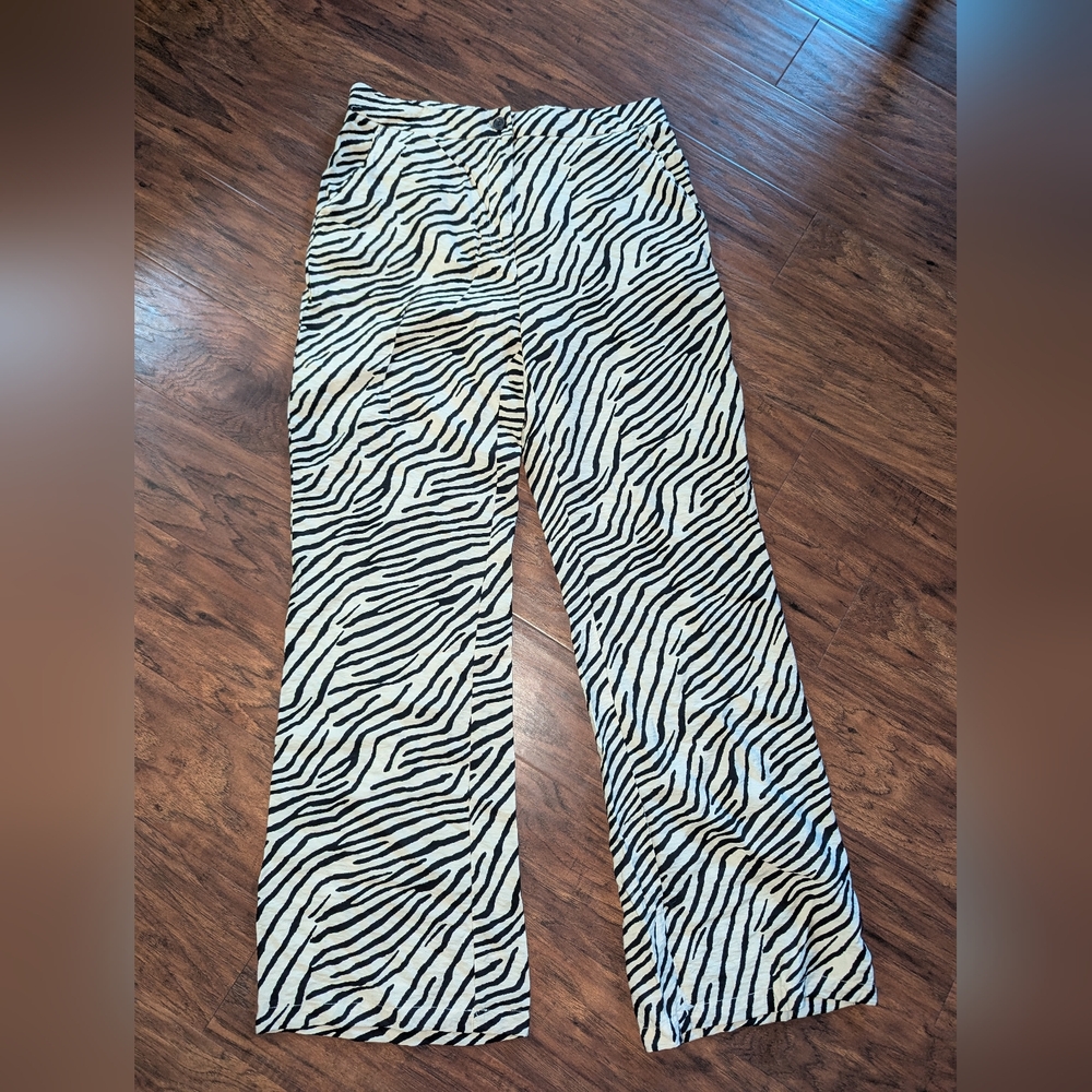 Sincerely Jules Zebra Pattern Pants